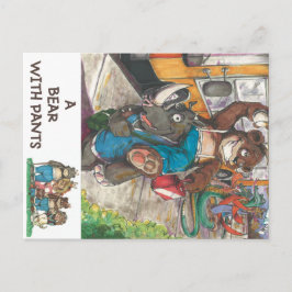 Firande från "A Bear with Byxor" Bok Vykort