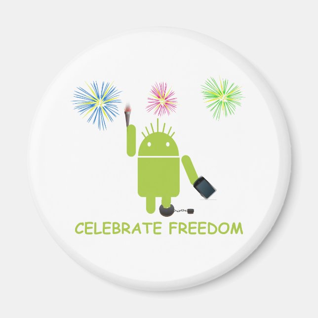 Firande Freedom (utvecklare av android Software) Magnet (Framsidan)