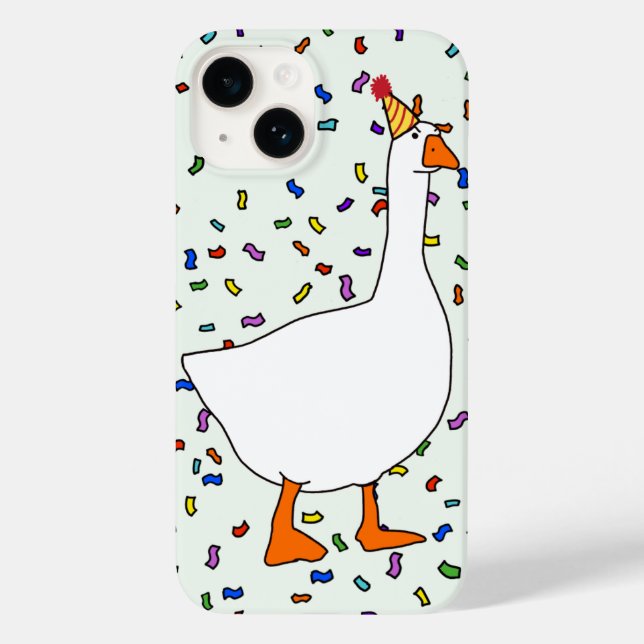 Firande goose iphone case (Baksida)