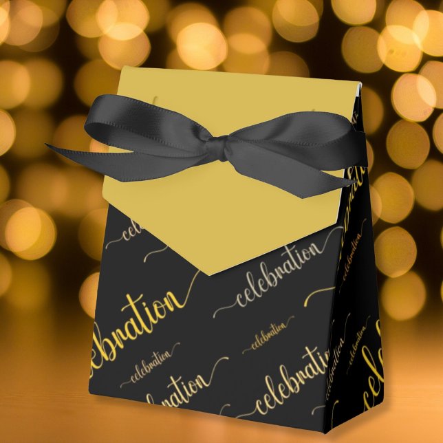 Firande guld mönster presentaskar (Skapare uppladdad)