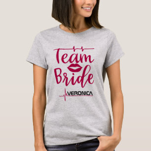 Firande hjärtslag: Brudens lag T-shirt