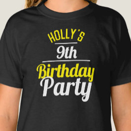 Firande i 9:e Födelsedagsfesten T-Shirt