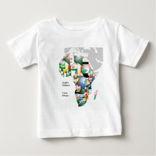 Firande i Afrikan i Flaggor Design Tröja