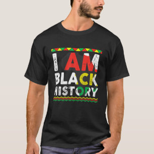 Firande I är svart historiemånad Afrikanska Ameri T Shirt