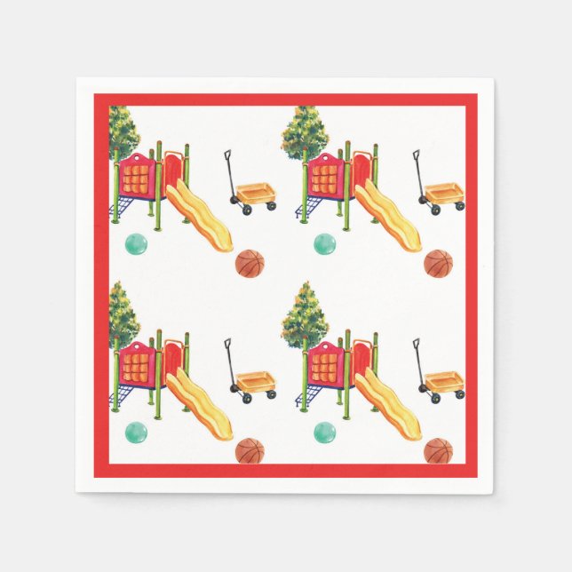 Firande i Birthday Park Pappersservett (Framsidan)