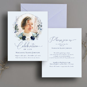 Firande i Blommigten Life Foto Memorial Flygblad