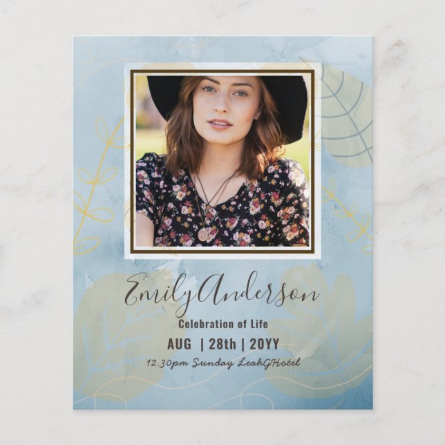 FIRANDE i budgeten för Life-Tal minnesfoto (Framsida)