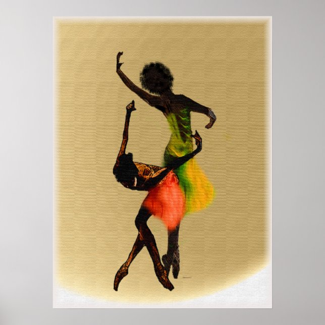 Firande i det afrikanska kulturarvet poster (Framsidan)