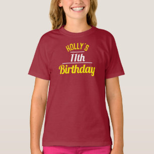 Firande i elfte födelsedagen T-Shirt