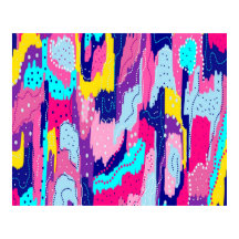 Firande i Färg Abstrakt Art