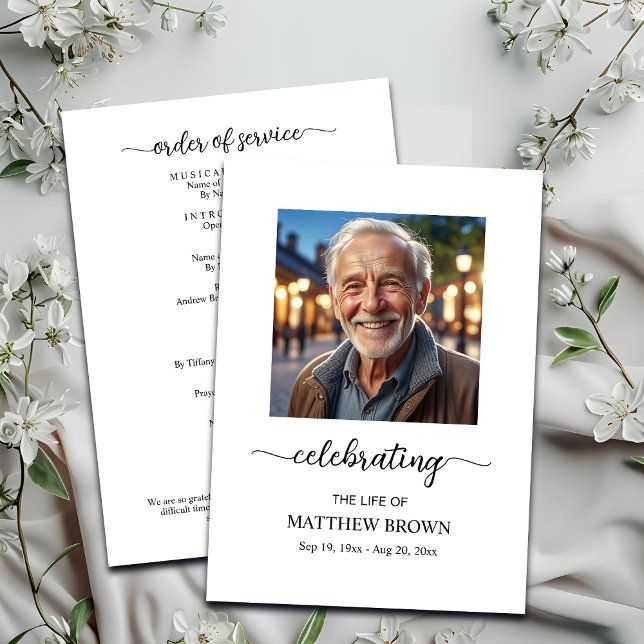 Firande i Life 1-fotominnesbegravning Program (Skapare uppladdad)