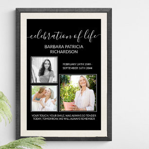 Firande i Life 3 Photo och Memorial Verse Poster