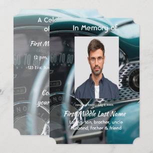 Firande i Life Antique Cars Auto Fordon Inbjudningar