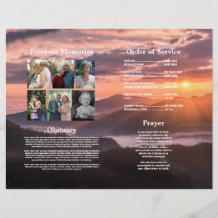 Firande i Life Beach-programmet för begravningstjä Reklamblad
