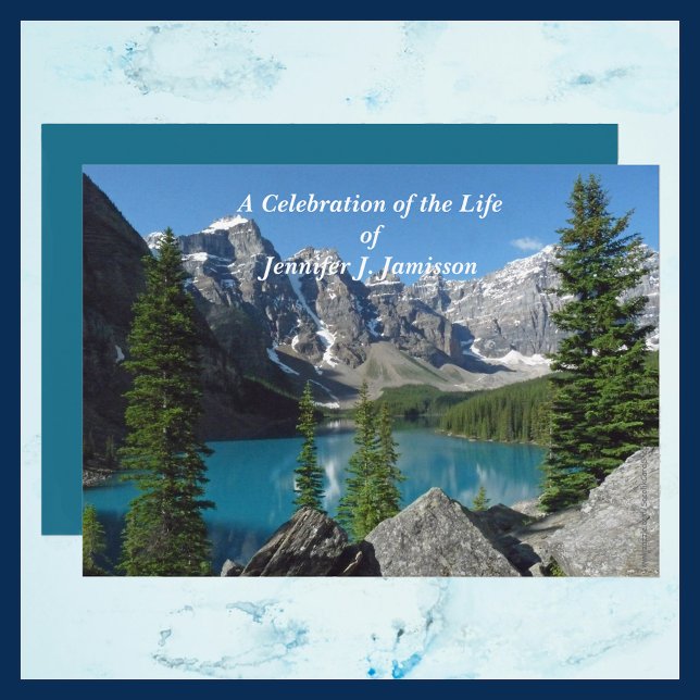 Firande i Life-bergen Sjö Inbjudningar (Skapare uppladdad)