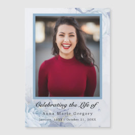 Firande i Life Blue Photo Elegant Blommigt