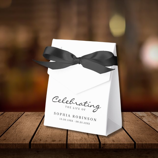 Firande i Life Elegant Script Funeral Presentaskar (Skapare uppladdad)