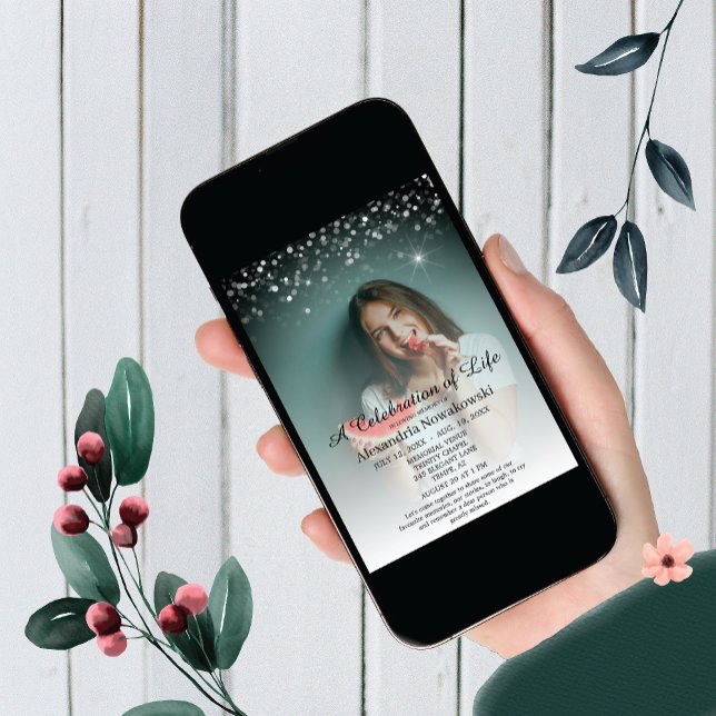 Firande i Life-Eleganten och Tastafiffel-begravnin Inbjudningar (Skapare uppladdad)