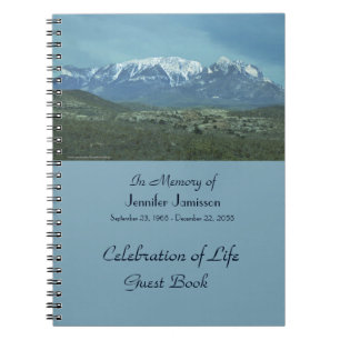 Firande i Life Guest Bok, Snowy Mountains Anteckningsbok