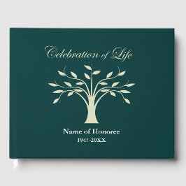 Firande i Life Livets träd Design Guest Bok