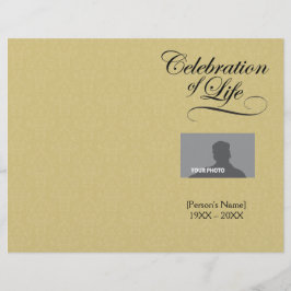 Firande i Life Memorial Program guld damm