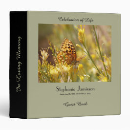 Firande i Life Memory Bok, Gult Butterfly