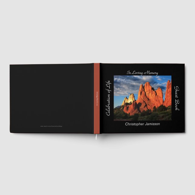 Firande i Life, Namn, Towering Red Peaks Sten Gästböcker (Full)