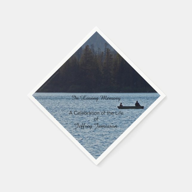 Firande i Life Papper Napkins, fiskare Pappersservett (Hörn)