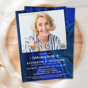 Firande i Life Personlig Photo Memorial Inbjudningar