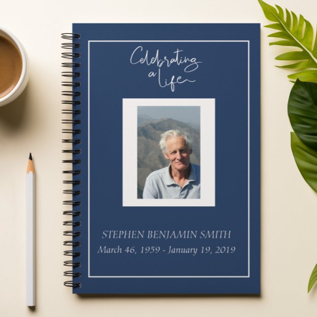 Firande i Life Photo Template Guest bok Anteckningsbok (Skapare uppladdad)