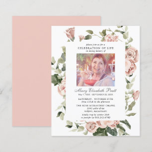 Firande i Life Rosa Blommigt Photo