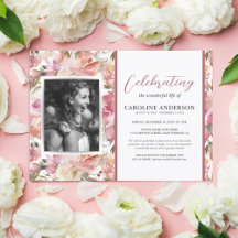 Firande i Life Rosa Blommigt Photo