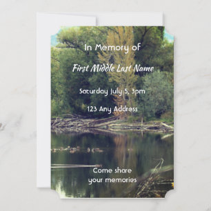 Firande i Life Service Sjö Pond Park Ankor Inbjudningar