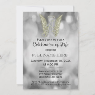 Firande i Life - Silver Inbjudningar