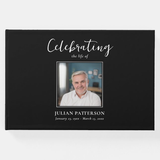 Firande i Life Simple Photo, Anpassningsbar Funera Gästböcker (Framsida)