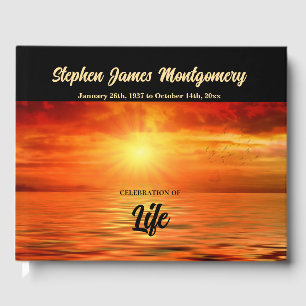 Firande i Life Sunset Ocean Horizon Gästböcker