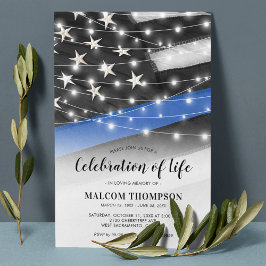 Firande i Life Thin Blue Line Memorial Inbjudningar
