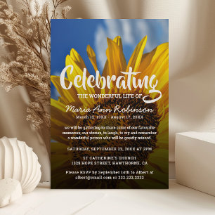 Firande i Life Vibrant Solros Inbjudningar