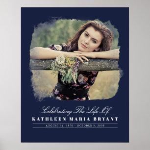 Firande i livet med fotobegravning av Ceremony Po Poster