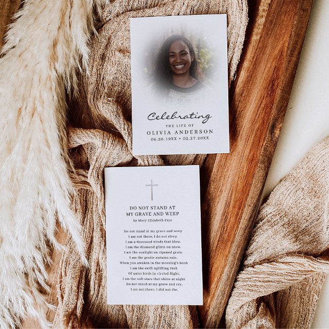 Firande i livets fotoportskort anteckningskort (Skapare uppladdad)