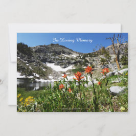 Firande i livets inbjudan, bergen, Sjö Inbjudningar