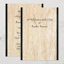 Firande i livets inbjudan, Faux Parchment