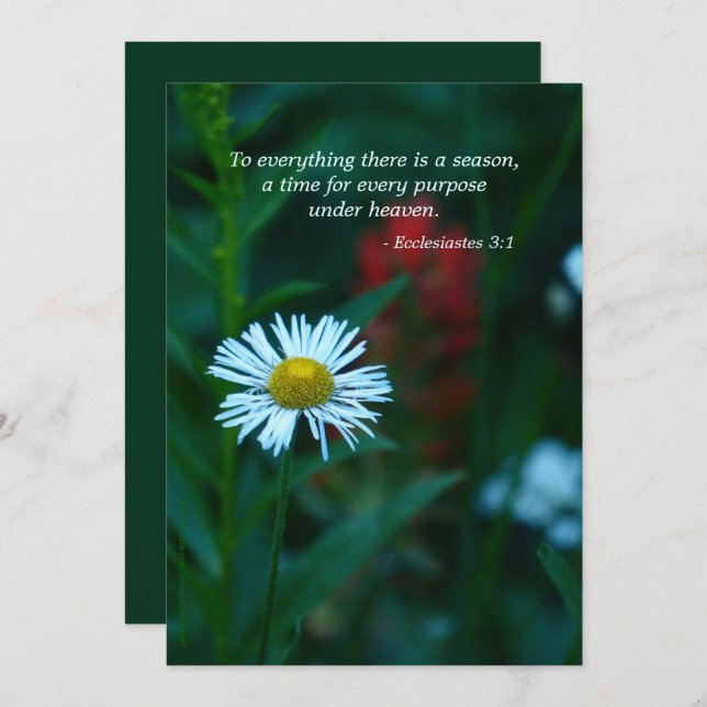 Firande i livets inbjudan, skriptcitat inbjudningar (Fram/baksida)