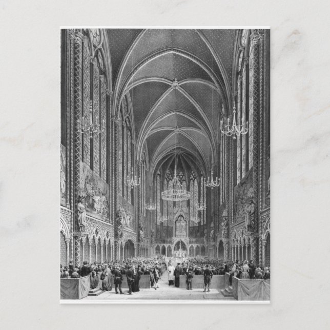 Firande i magistratens vikt inbjudan vykort (Framsida)