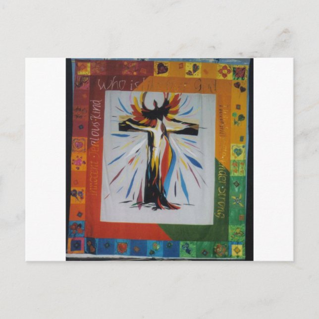 FIRANDE i PÅSK Helg Vykort (Framsida)