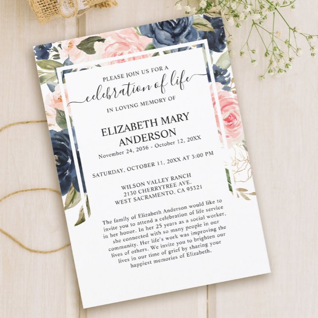 Firande i Rosan av livets flotta Inbjudningar (Skapare uppladdad)