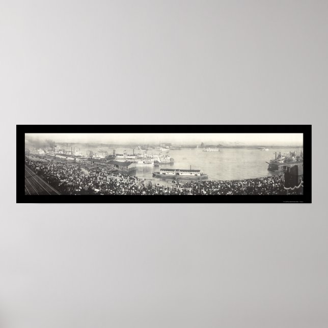 Firande i St Louis Photo 1907 Poster (Framsidan)