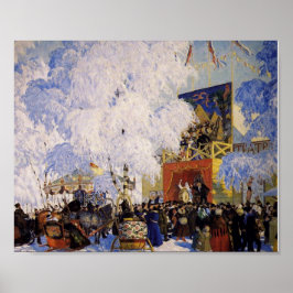 Firande i staden Fairy Poster