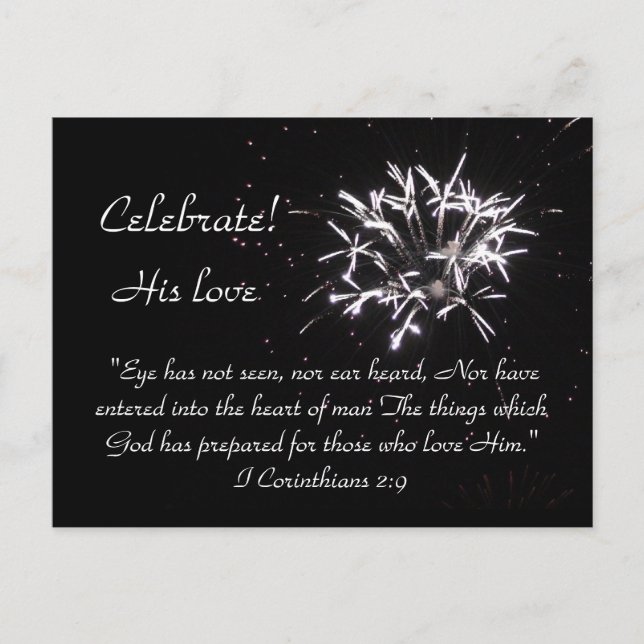 Firande! Inbjudan Vykort (Framsida)