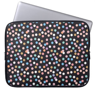 Firande konetti sömlös mönster,bakgrund w laptop fodral